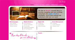 Desktop Screenshot of bouncepr.co.uk